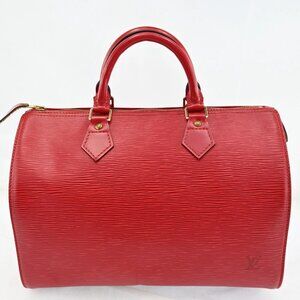 LOUIS VUITTON Epi Speedy 30 Hand Bag bsj630-102225